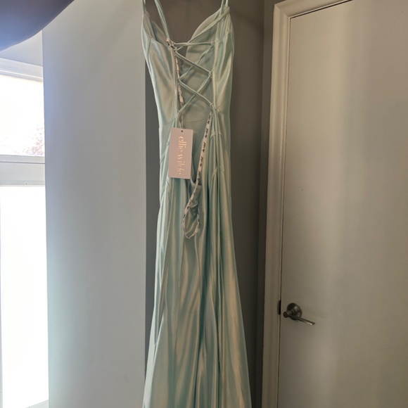 NEW Ellie Wilde Prom Dress - Light Blue - Picture 6 of 9
